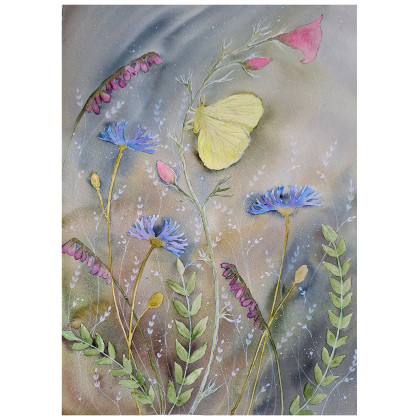 Akwarela A3. Cytrynek, Małgorzata Domańska ART, obrazy akwarela