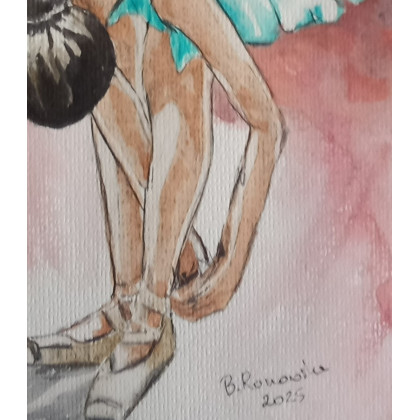 Bożena Ronowska - obrazy akwarela - Baletnica foto #2