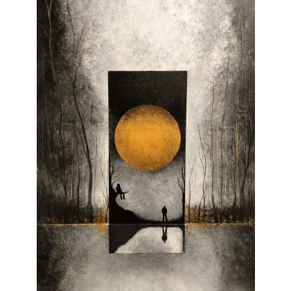 Enigmat III, Brygida Marcinkiewicz, obrazy akryl