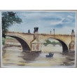 Akwarela Akwarelka Obraz pt: Praga - Most Karola, 30,5 x 22,7 cm