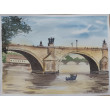 Akwarela Akwarelka Obraz pt: Praga - Most Karola, 30,5 x 22,7 cm