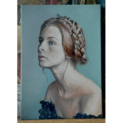portret kobiety, paweln, obrazy olejne