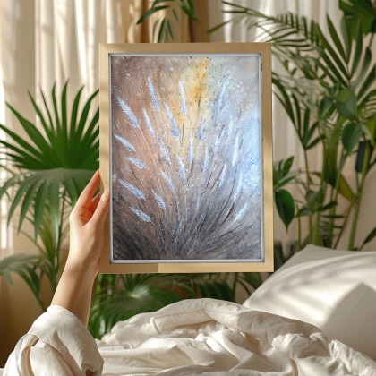 Małgorzata Domańska ART - obrazy akwarela - Akwarela 30x40cm. Trawy foto #2