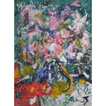 Kwiaty, 60X80 cm, Eryk Maler, obrazy olejne