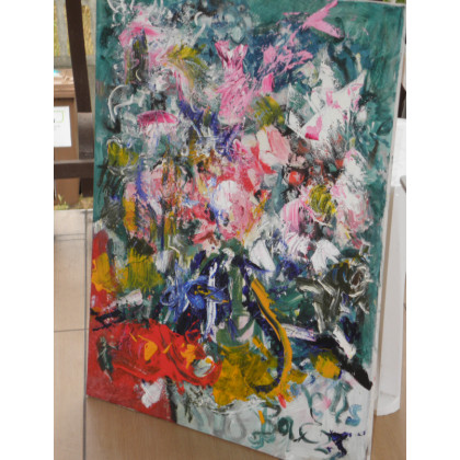 Eryk Maler - obrazy olejne - Kwiaty, 60X80 cm foto #1