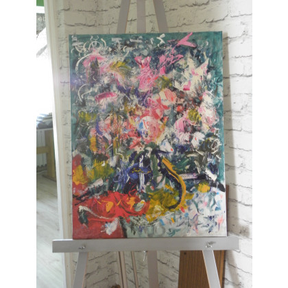 Eryk Maler - obrazy olejne - Kwiaty i motyle, 2025 foto #4