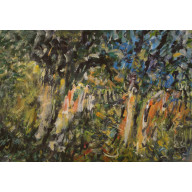 WIERZBY, LATO,  70X100 CM