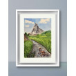 Akwarela Matterhorn 18x26