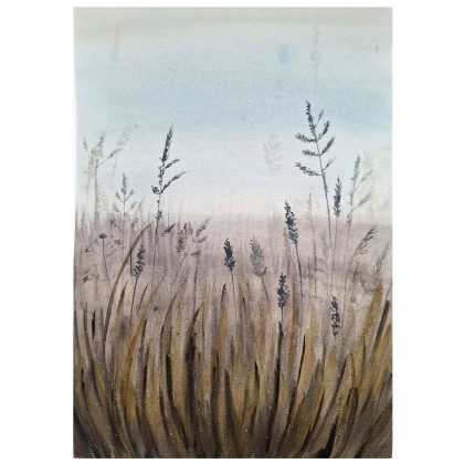 Akwarela A3. Łąka, Małgorzata Domańska ART, obrazy akwarela