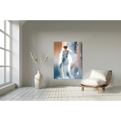 Joanna Tomczyk - obrazy olejne - Uchwycona przez chwilę, Obraz olejny, 100x75 cm foto #1