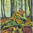 Podlasie,  płótno,  50x50x1cm