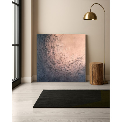 Małgorzata Kąkol - obrazy tech. mieszana - Abstrakcja 80x80 cm I Mixed media na płótnie I Veins of Silence foto #1