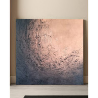 Abstrakcja 80x80 cm I Mixed media na płótnie I Veins of Silence