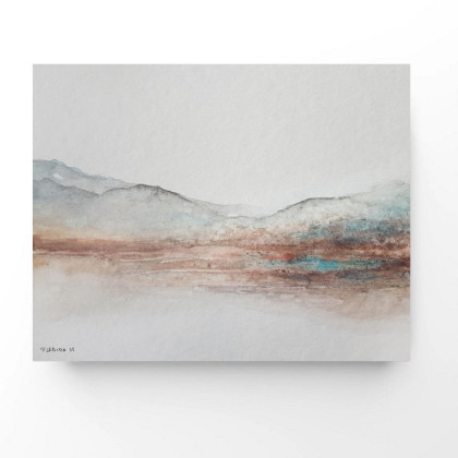 Paulina Lebida - obrazy akwarela - Pejzaż-  akwarela formatu 18/24 cm foto #1