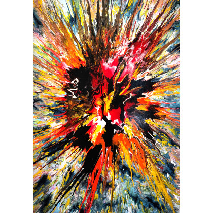 Emotional agitation, Felix Guenther, obrazy akryl