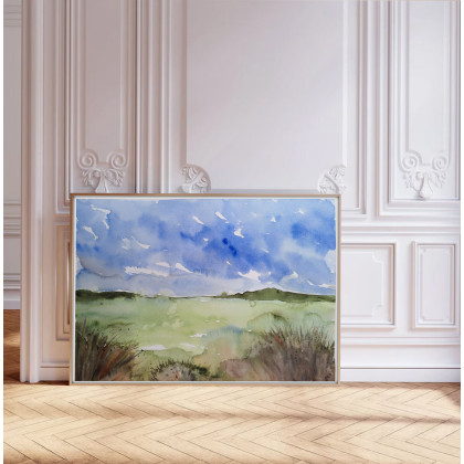 Małgorzata Domańska ART - obrazy akwarela - Akwarela A3. Pejzaż foto #1