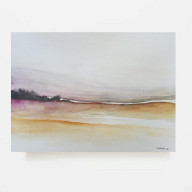 Pejzaż-  akwarela formatu 18/25 cm