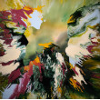 Dream shapes in a flow of color
