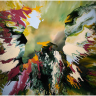 Dream shapes in a flow of color
