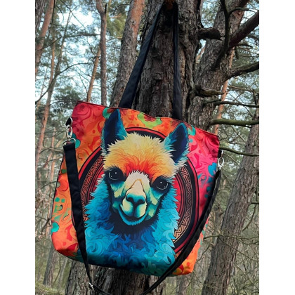 Torebka Szopperka LAMA, BellaBag, torby na ramię