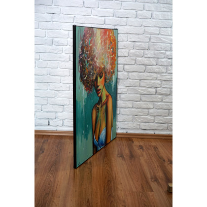 Rafal Stach - obrazy olejne - Zanurzona w ciszy 80x100 foto #2