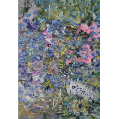 Przesłanie, 70x100, Eryk Maler, obrazy olejne