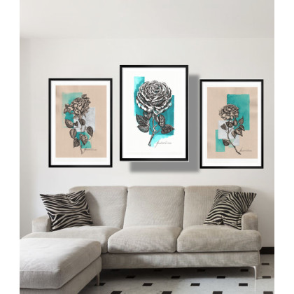 Jolanta Frankiewicz - rysunek tuszem - ,, Labirynt - Unikatowy rysunek A4 ,,. foto #2