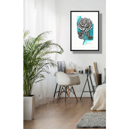 Jolanta Frankiewicz - rysunek tuszem - ,, Labirynt - Unikatowy rysunek A4 ,,. foto #3