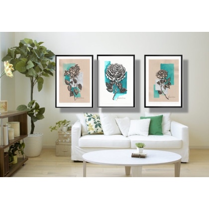 Jolanta Frankiewicz - rysunek tuszem - ,, Labirynt - Unikatowy rysunek A4 ,,. foto #4