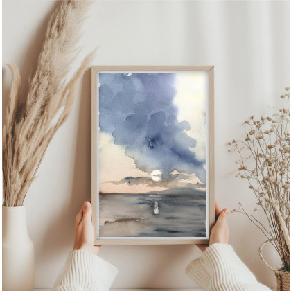 Małgorzata Domańska ART - obrazy akwarela - Akwarela A4.  Morze foto #1