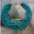 Naszyjnik Korale Szkło Emerald Zielone