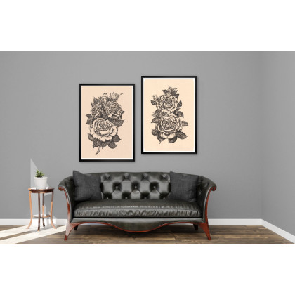 W kawiarence, Jolanta Frankiewicz, rysunek tuszem