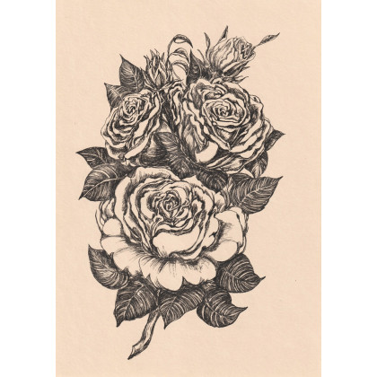 Jolanta Frankiewicz - rysunek tuszem - W kawiarence foto #2