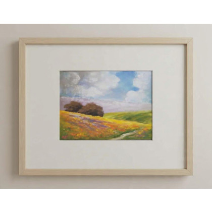 Paulina Lebida - pastele suche - Pejzaż -rysunek pastele foto #2