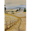 Akwarela Akwarelka Obraz pt. Tam, gdzie wraca serce  21 x 29,7 cm