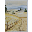 Akwarela Akwarelka Obraz pt. Tam, gdzie wraca serce  21 x 29,7 cm