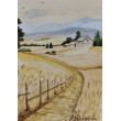 Akwarela Akwarelka Obraz pt. Tam, gdzie wraca serce  21 x 29,7 cm
