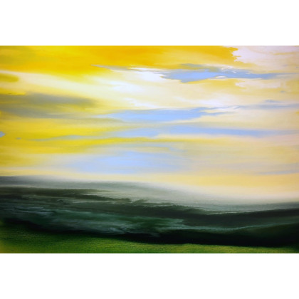 Landscape in balance, Felix Guenther, obrazy akryl