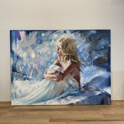 Jolanta Strzelczyk - obrazy olejne - TĘSKNOTA foto #2