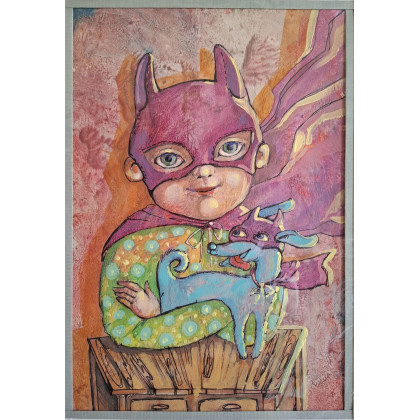 Superman, Nadia Siemek, obrazy akryl