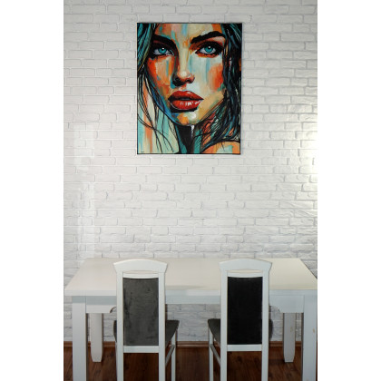 Rafal Stach - olej + akryl - Ocean w jej oczach 80x100 foto #5