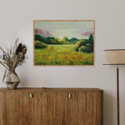 Iga Płachta - plakaty - Dekoracyjny plakat z pejzażem o wymiarach 42 x 29,7 cm. foto #1
