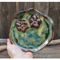 Ceramiczny talerzyk łapki ( c858)
