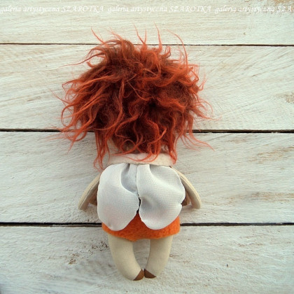 szarotka - inne - Lala - ŻUCZEK, dekoracja tekstylna, OOAK, pocket doll foto #3