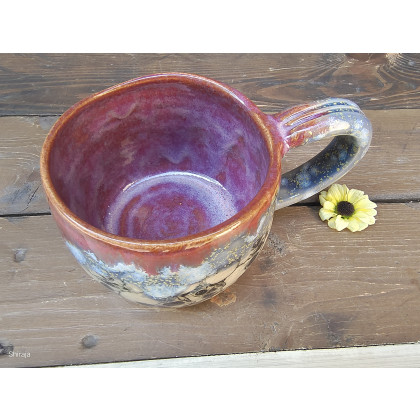 Shiraja - naczynia - Kubek ceramiczny czaszki ( c847) foto #4