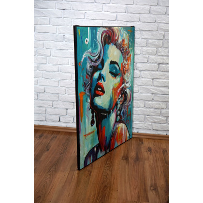 Rafal Stach - olej + akryl - Mint Marilyn 80x100 foto #2