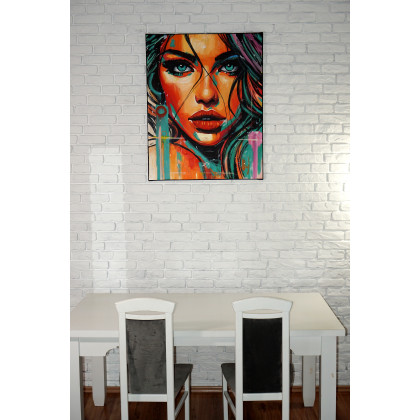 Rafal Stach - olej + akryl - Sweet Sisi 80x100 foto #4