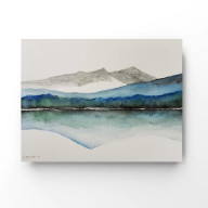 PEJZAŻ -  AKWARELA FORMATU 18/24 CM
