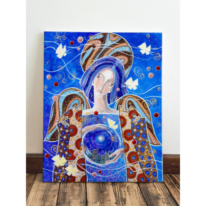 4mara - wydruki na płótnie - Bajka na dobranoc o złotych motylach – Giclee foto #3