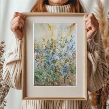 Małgorzata Domańska ART - obrazy akwarela - Akwarela A3. Łąka foto #1